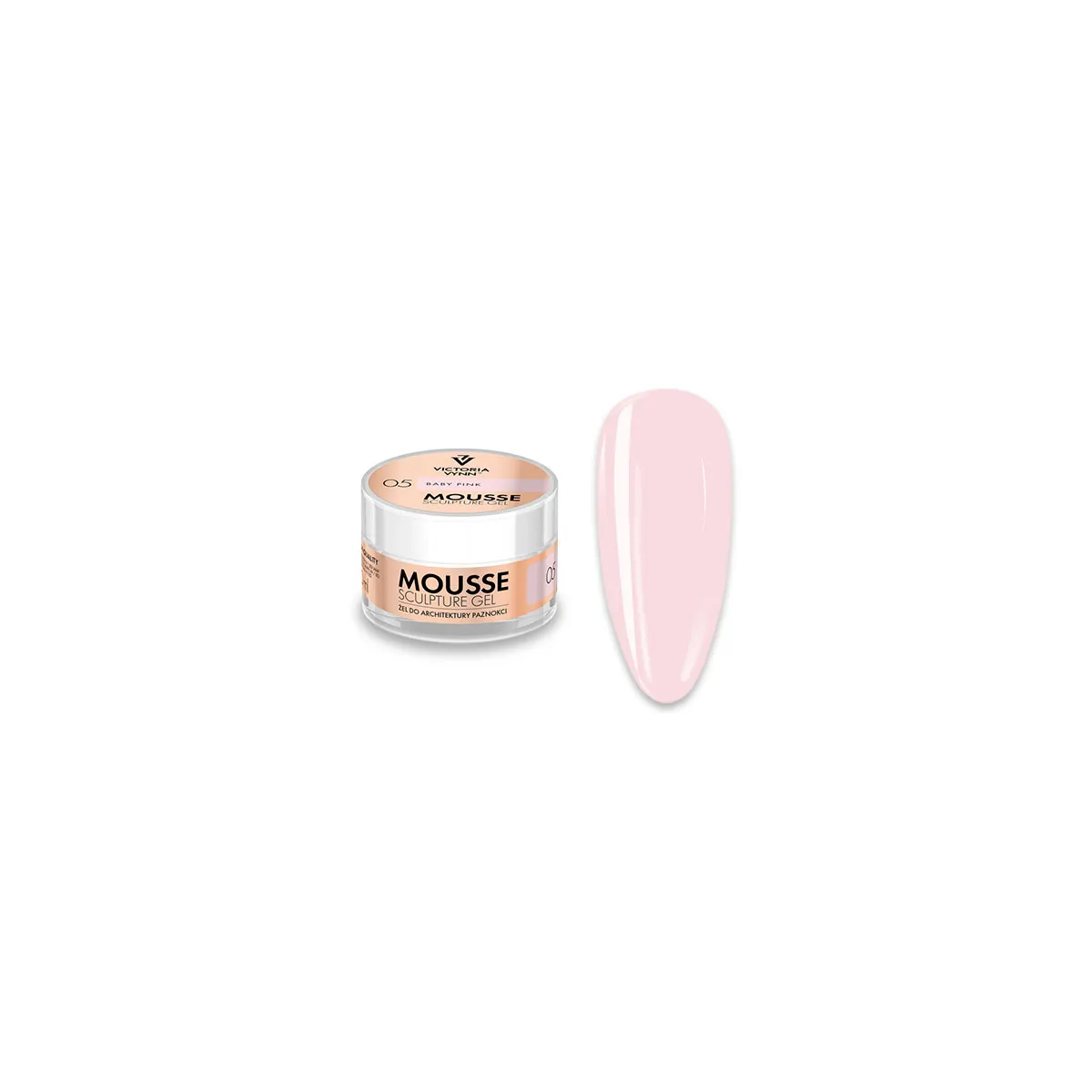 Mousse gel 05 Baby pink 15ml