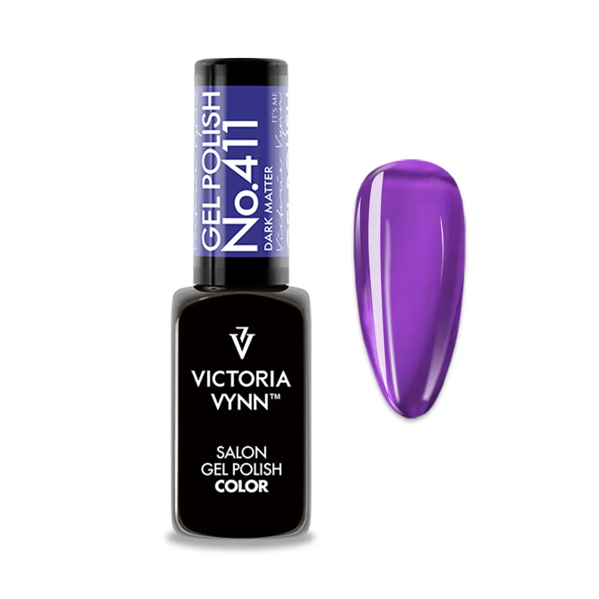 Gel polish 411 Dark matter - GLASS
