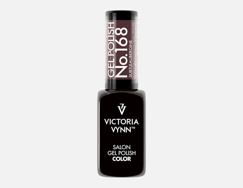 Gel polish 168 Subtle aubergine