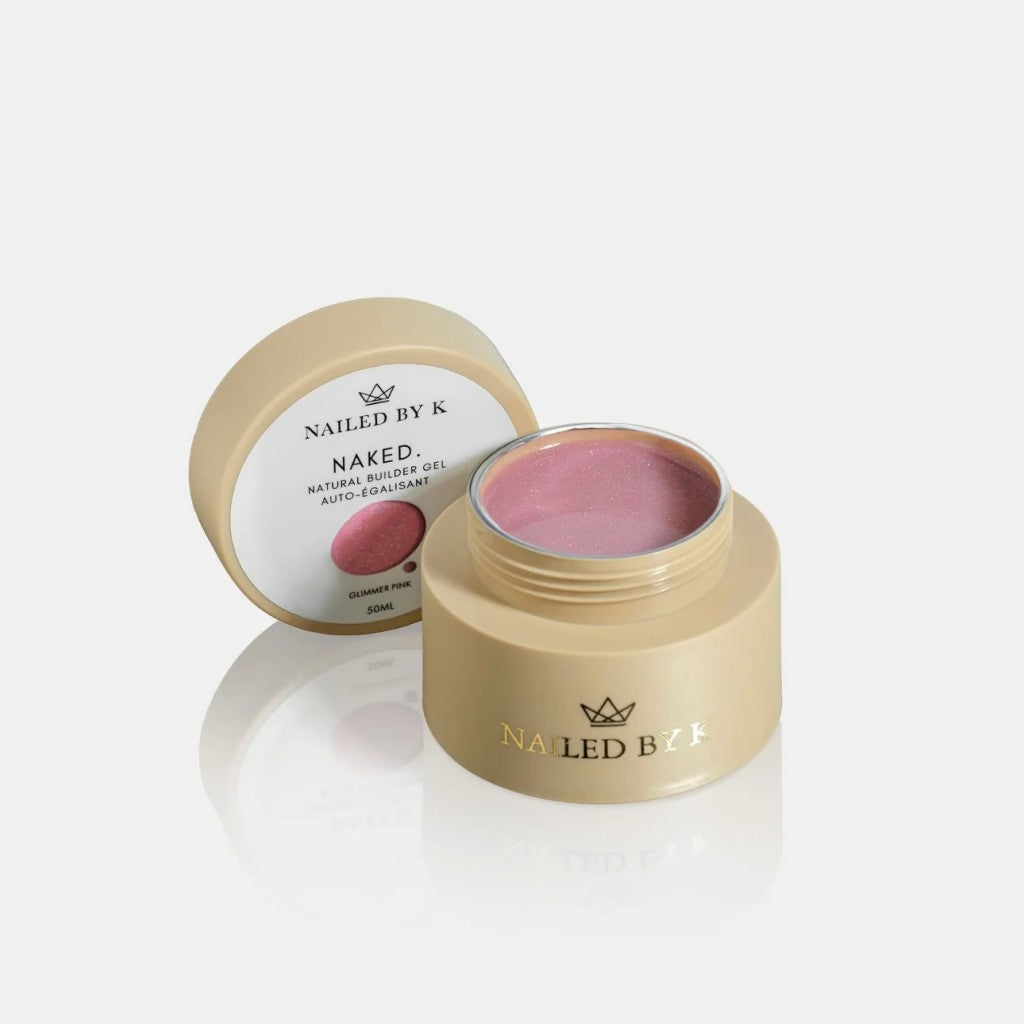 Gel Naked. Glimmer pink 50ml