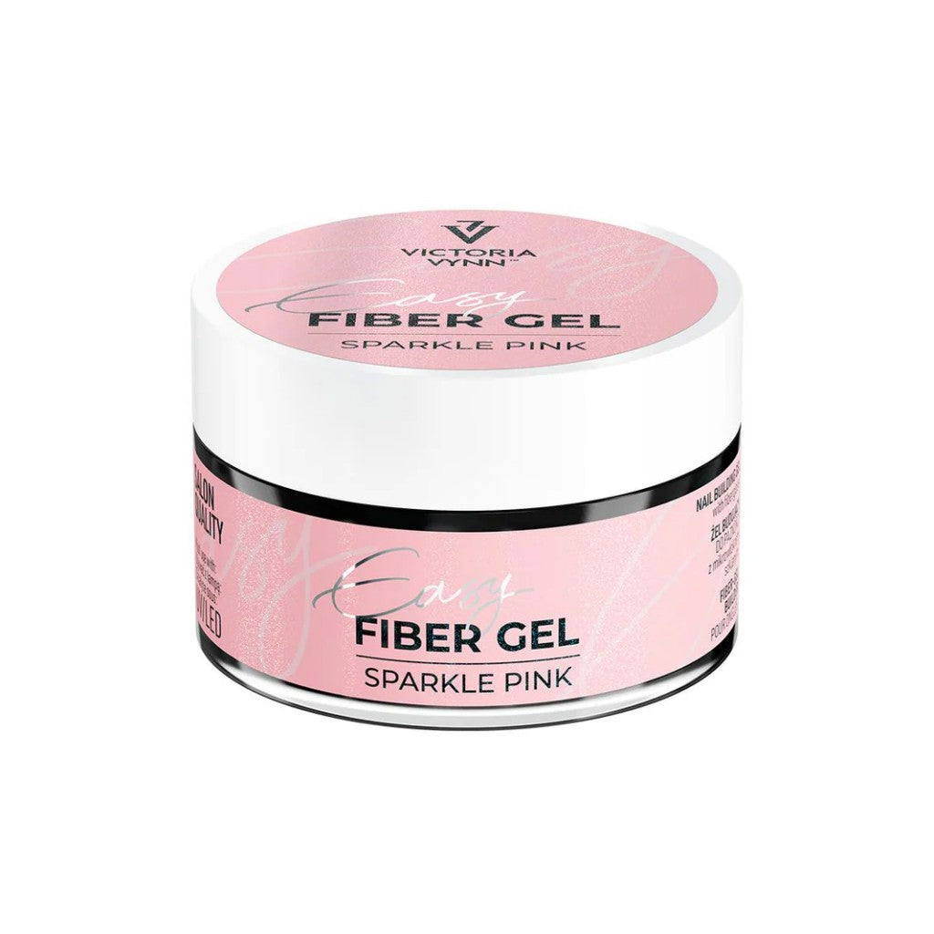 Easy fiber gel Sparkle pink 50ml