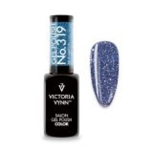 Gel polish 319 Blue castor