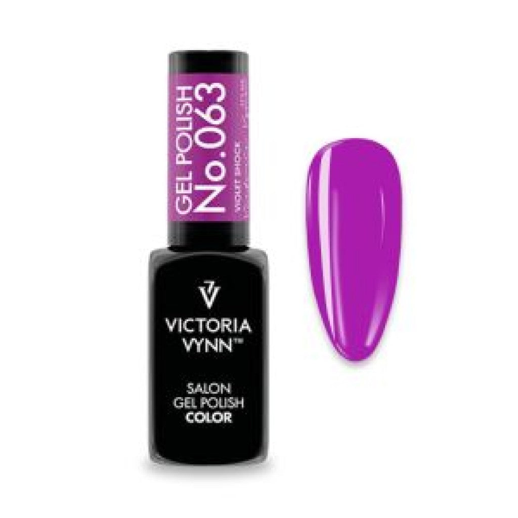 Gel polish 063 Violet shock