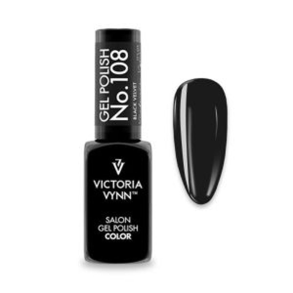 Gel polish 108 Black Velvet