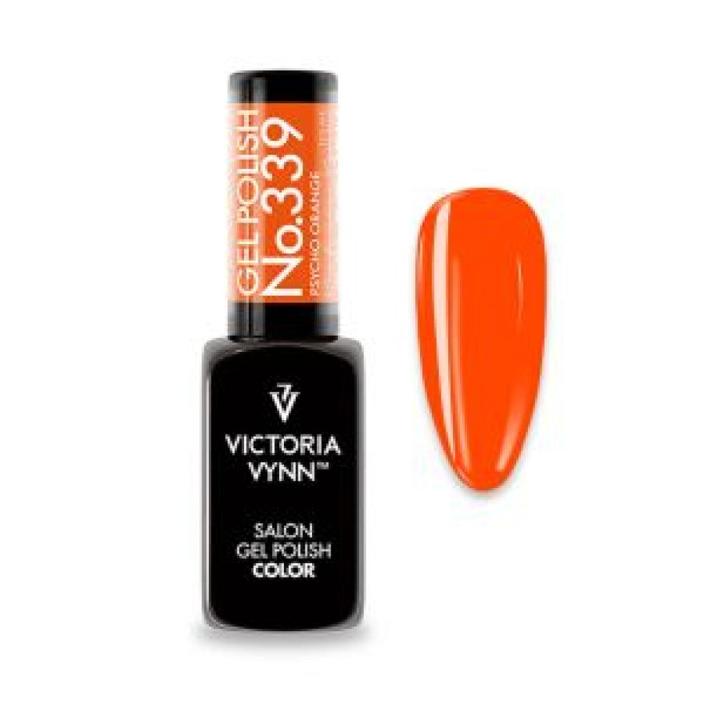 Gel polish 339 Psycho orange