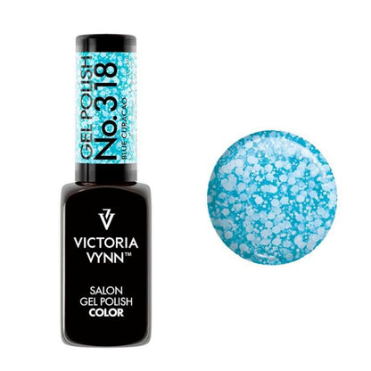 Gel polish 318 Blue Curacao