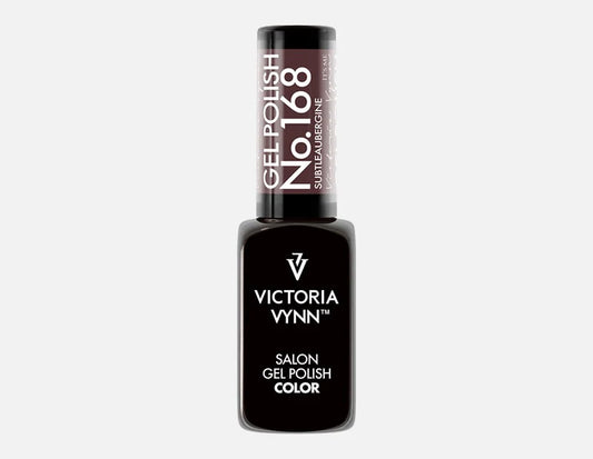 Gel polish 168 Subtle aubergine