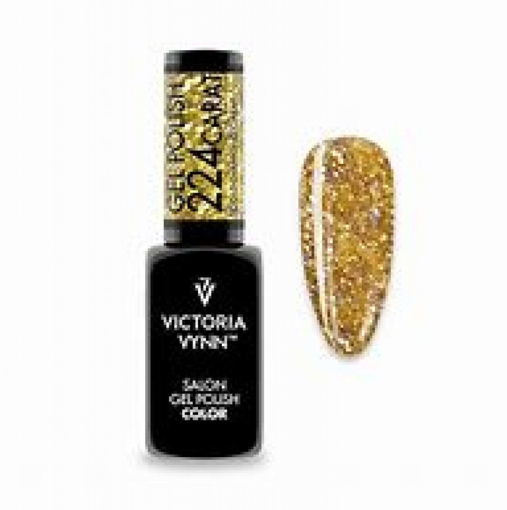Gel Polish 224 Gold diamond