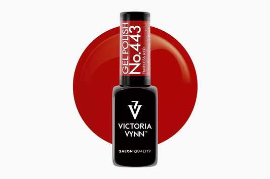 Gel polish 443 Timeless Red