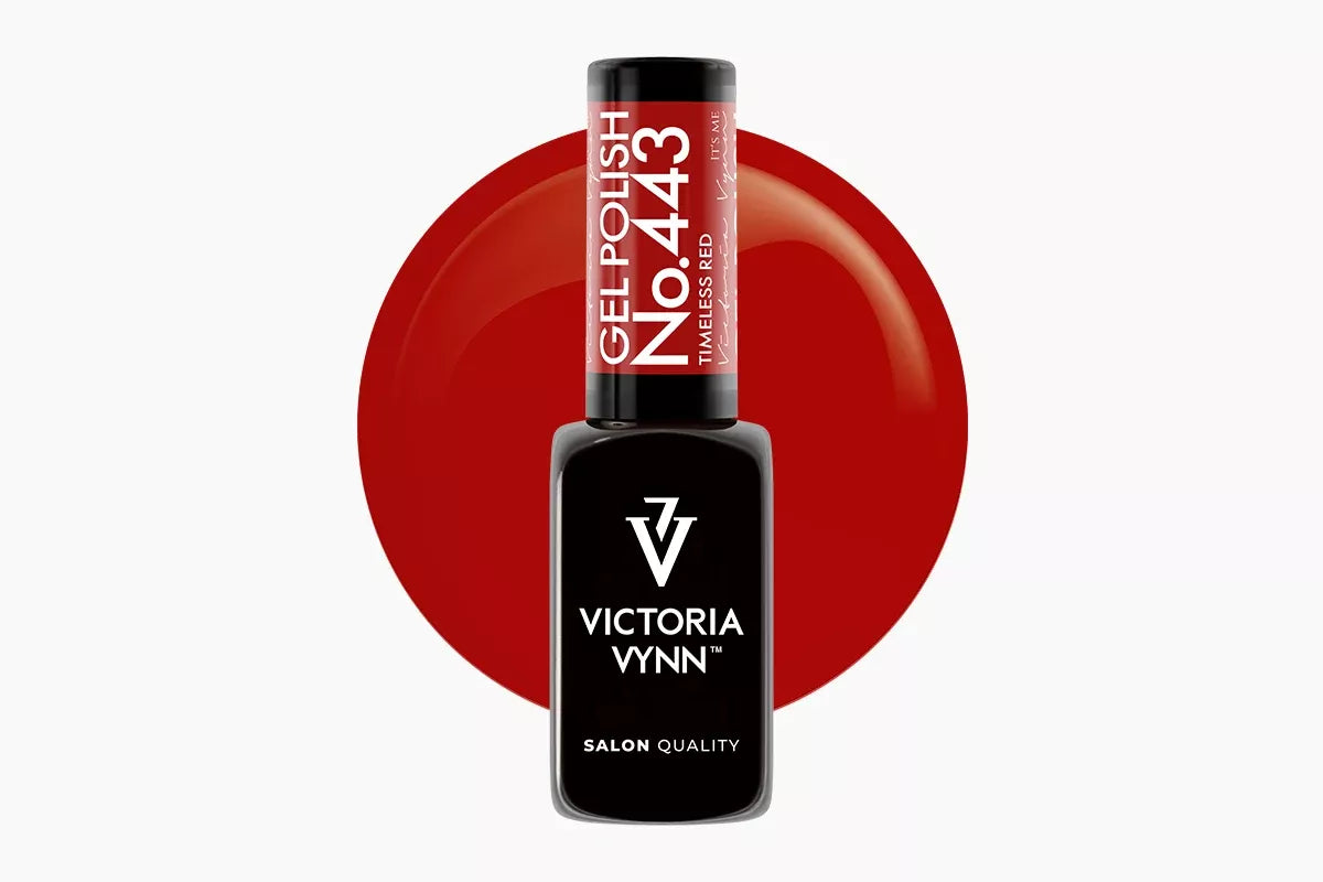 Gel polish 443 Timeless Red